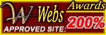WebsAwards 200% Approved Site Award