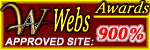 WebsAwards 900% Approved Site Award