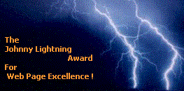 Johnny Lightning Award for Web Page Excellence 263x130