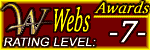 WebsAwards Rating Level 7 since 5/7/2001 150x50 webs7.gif